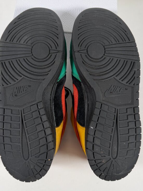 VTG Nike Dunk Low CL Rasta Jamaica Shoes Men Size 11 Black Pine Green 00s GUC main image 5